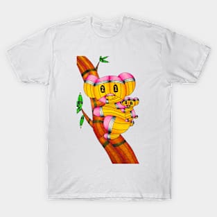 Pencil Koala Drawing T-Shirt